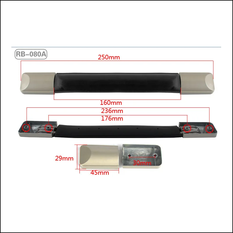 Замена багаж чемодан сумка пластиковые потяните - Цвет: RB080A