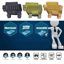 Портативный Регулируемый пуля тактические Подсумки приклад винтовка разгрузка чехол патронташ высокое качество набор для охоты