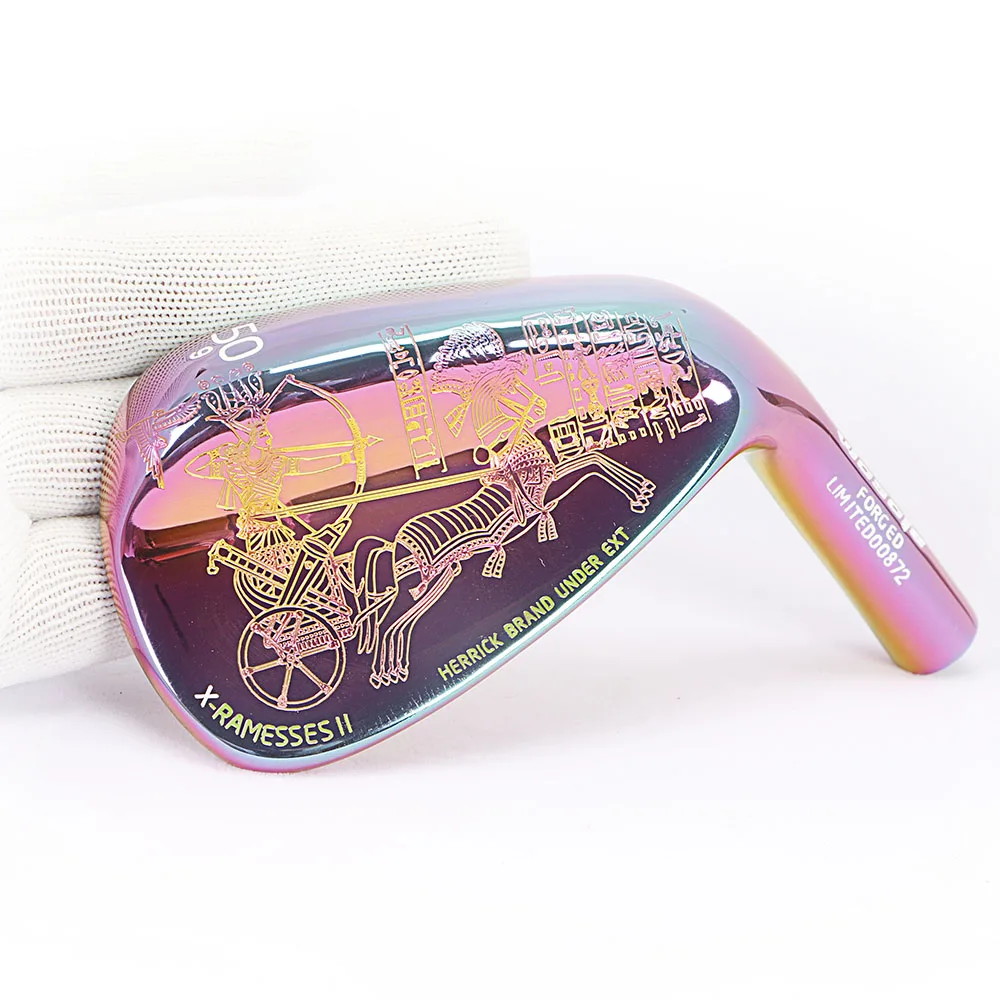Golf clubs wedges Egyptian Culture right handed unisex  whith colorful Steel Shaft free shipping