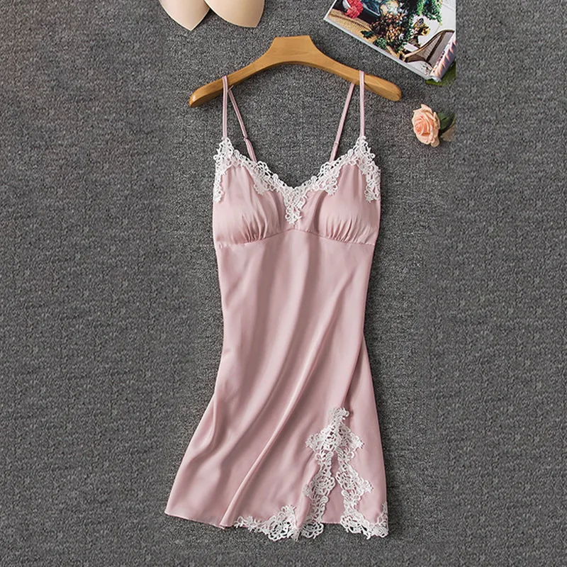 

2019 new Ladies Nighties Lace Nightgown Nightdress Women Nightgowns Sleepwear Sexy Night 9657