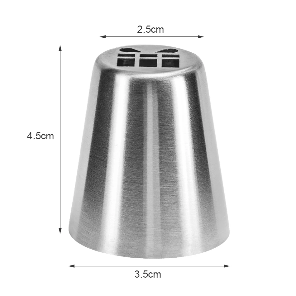 4 Ян 1 шт. Кондитерские сопла из нержавеющей стали русская глазурь Трубопроводы Сопла Кондитерские украшения Советы Украшение для торта, Кухня Аксессуары
