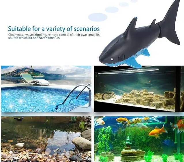 Brinquedo de Controle Remoto do Barco dos Peixes Tubarões com Usb Presente de Natal para Crianças Mini Submarine Remoto Pequenos Melhor Crianças Novo rc 4 ch 12 Pequenos Tubarões Com USB Melhor Presente de