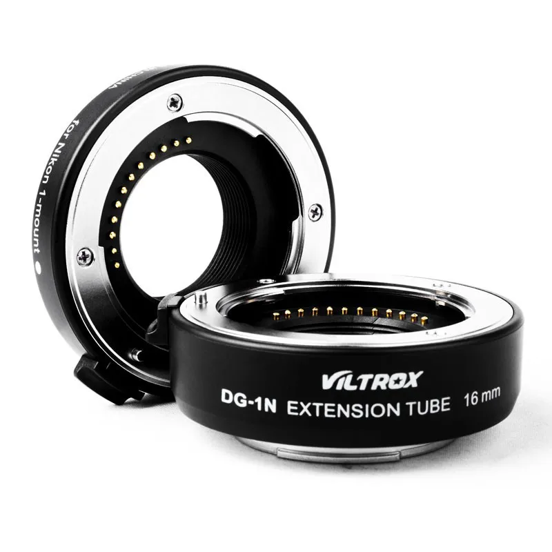 

Viltrox DG-1N Camera Macro Extension Tube 10mm+16mm Adapter Set for Nikon 1 mount Lens J1 J2 V1 Free Shipping