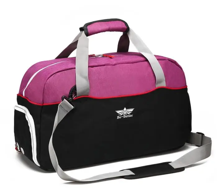 Горячая Ограниченная серия, парусиновые спортивные сумки для спортзала с обувью, карман для улицы, мужская сумка на плечо для тренировок, фитнеса, йоги, сумки для путешествий для женщин - Цвет: Purple
