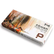 Dash любительский маляр гуашь набор краски рекламный пигмент 18/12 цветная коробка Гуашь 12 мл