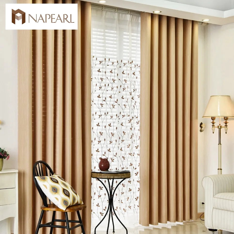 Linen Tirai Pemadaman Tirai Ruang Tamu Yang Modern Panel Penuh Warna Linen Tirai Pemadaman Tirai Ruang Tamu Yang Modern Panel Penuh Warna