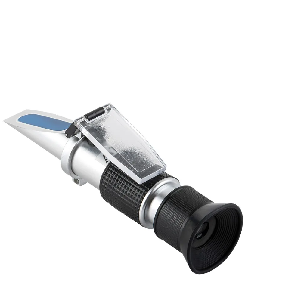 

High quality Battery Antifreeze Freezing Engine Fluid Glycol Point Refractometer For Car With ATC Tester Tool 0-40% Hand Held