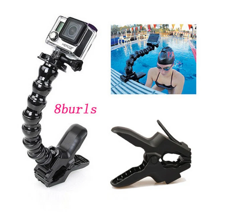 8 Burls Snake Arm Stand Camera Holder Clamp Mount Jaw Flex Gooseneck
