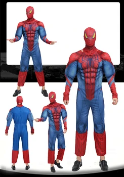 

High quality Halloween Cosplay Costume Adult Men Spiderman clothing Deadpool X-Men Logan Batman clothes