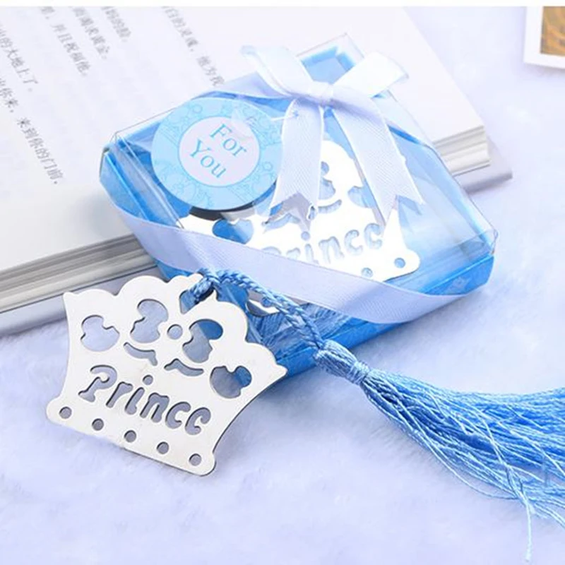 

10 Pcs Bulk Prince Bookmarks For Guests Recuerdos Para Bautizo Baby Shower Souvenirs Wedding Favor And First Communion Gifts
