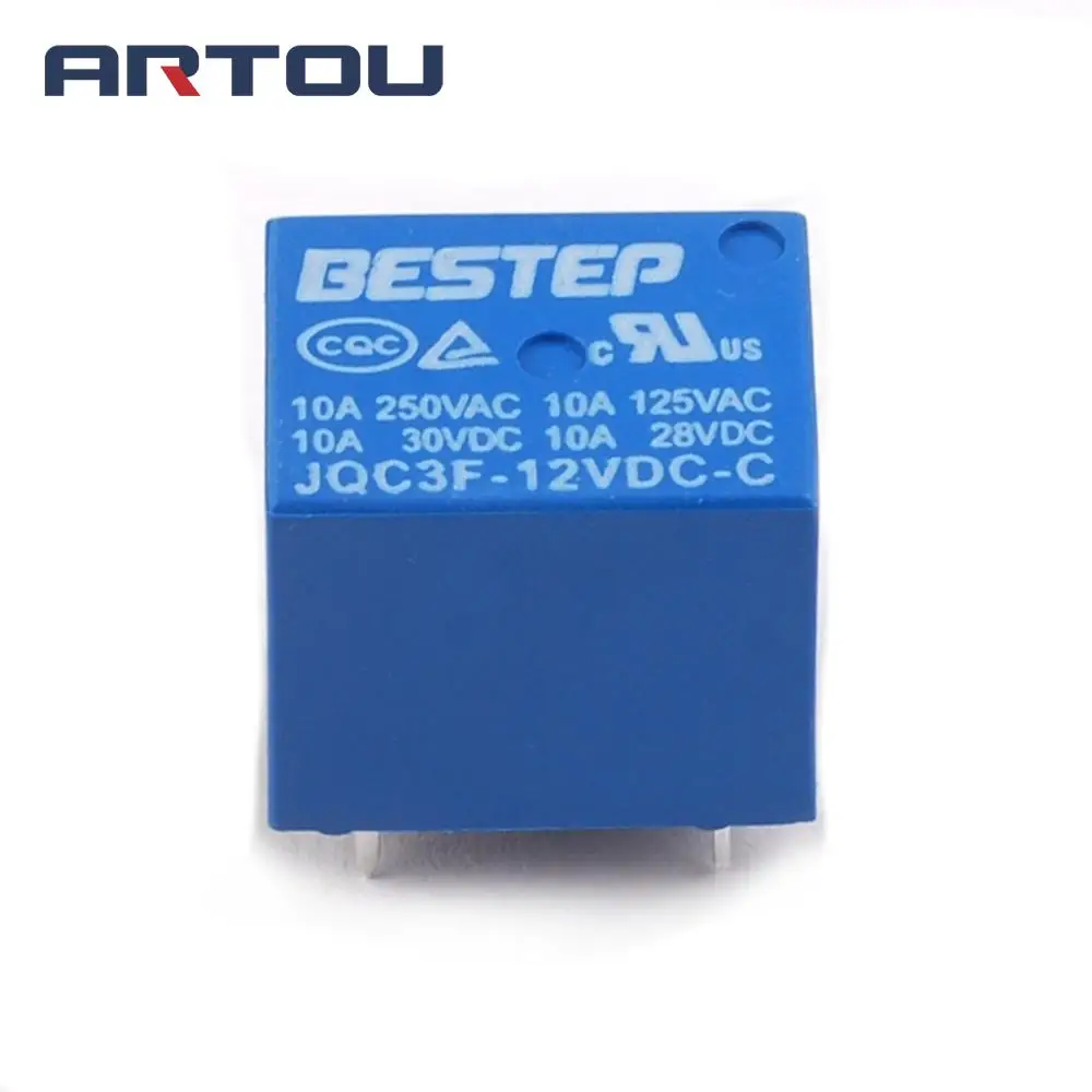10 шт. BESTEP T73 12V реле синего цвета|relay 12v|relay 10pcsrelay 12v 10pcs |
