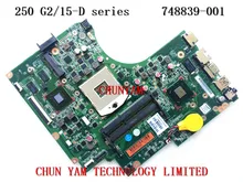 Original 748839-001 FOR HP 15-d 250 G2 series Laptop Motherboard NVIDIA 820M graphics 1GB Mainboard 100% Tested 90Days Warranty