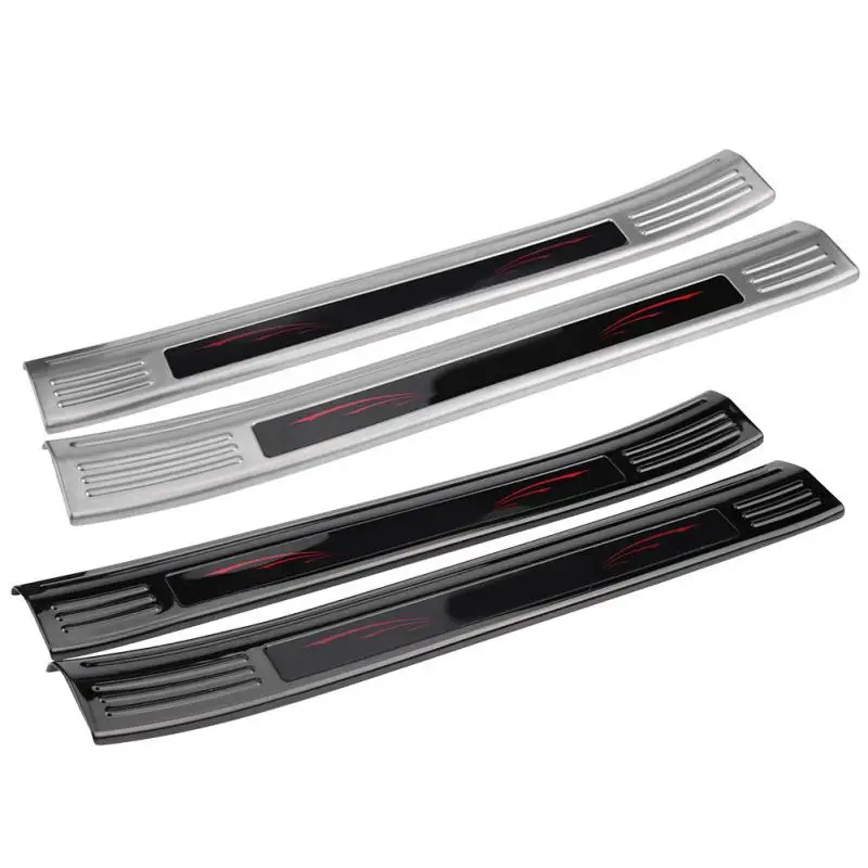Car Door Entry Sill Guards Protector Scuff Cover For