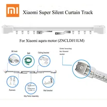 Super Quite Electric Curtain Track for Xiaomi aqara motor and Aqara B1 Curtain engine DOOYA DT82/KT82 motor, Customizable Curtain Rail for smart life Super Quite Electric Curtain Track for Xiaomi aqara motor and Aqara B1 Curtain engine DOOYA DT82/KT82 motor, Customizable Curtain Rail for smart life