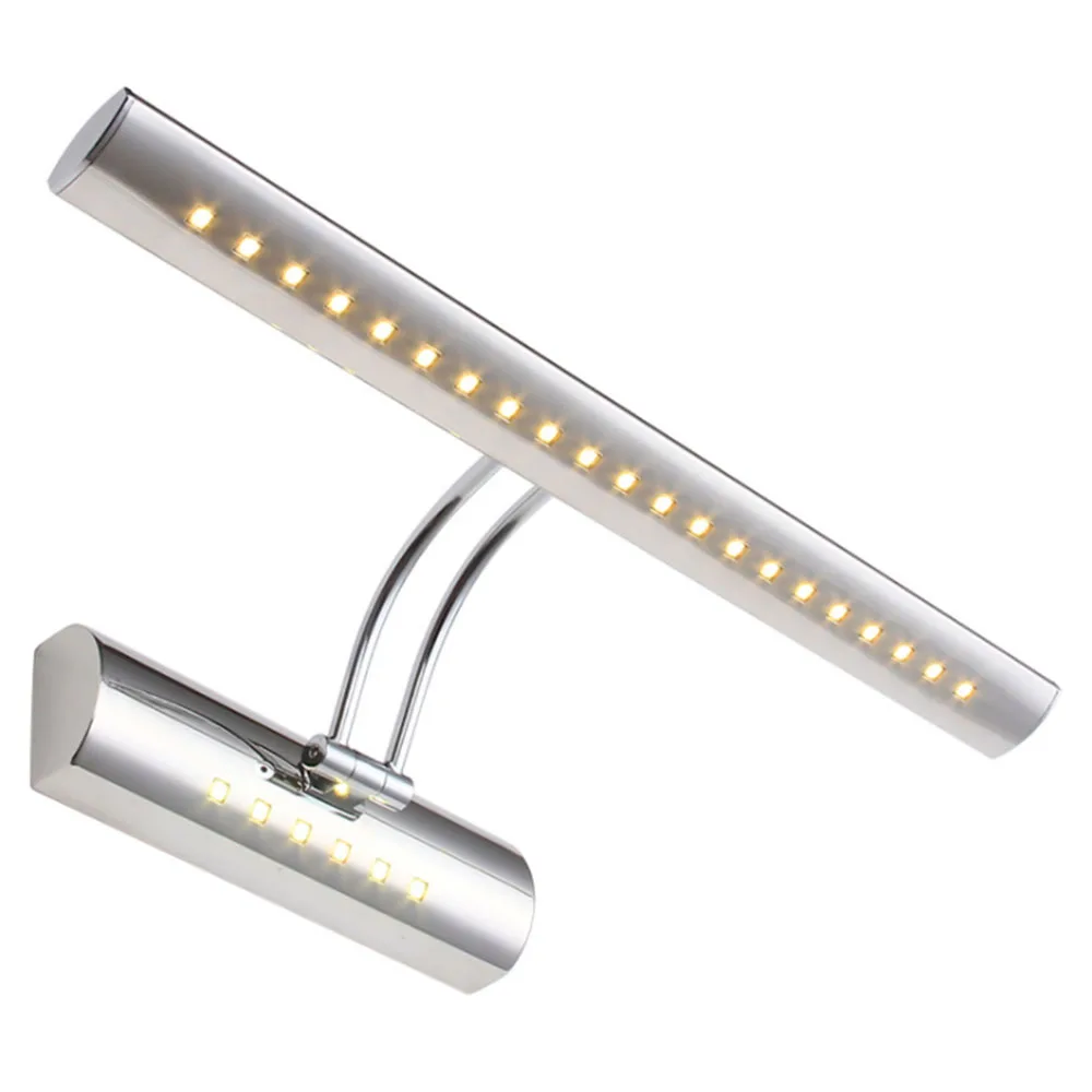 LED Mirror Front Light 7W 5W SMD 5050 3014 bathroom modern pouplar Bath Wall Lamp Stainless Steel White/warm white black wall lights