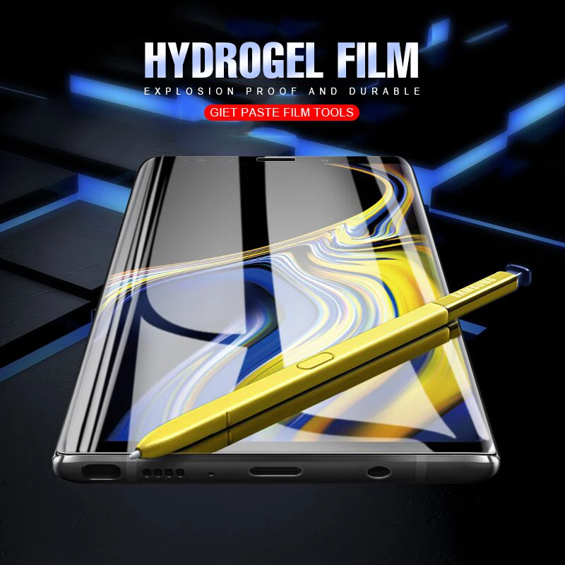 

Full Cover Hydrogel Film For Samsung Galaxy Note 9 10 8 S6 S7 Edge S8 S9 Plus Screen Protector Film For S9 S8 S7 Protective Film