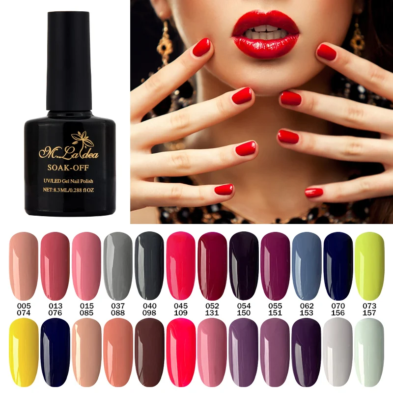 

M.LADEA 8.3ML 55 colors nail glitter varnish sunshine Gel Polish UV Led Long Lasting Gel Polish DIY Nail Art Gel