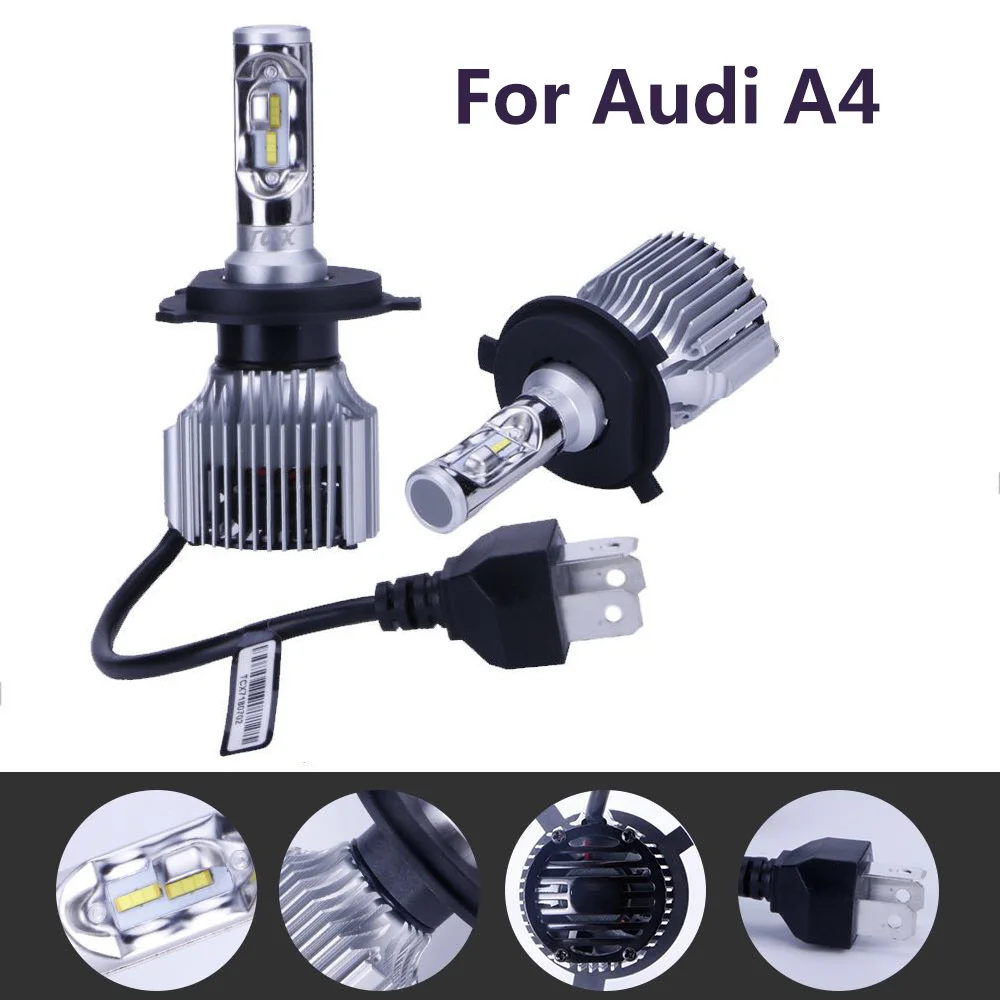 70w super bright 6000lm h7 led car headlight h11 fog light audi a4 b6 fog light bulb