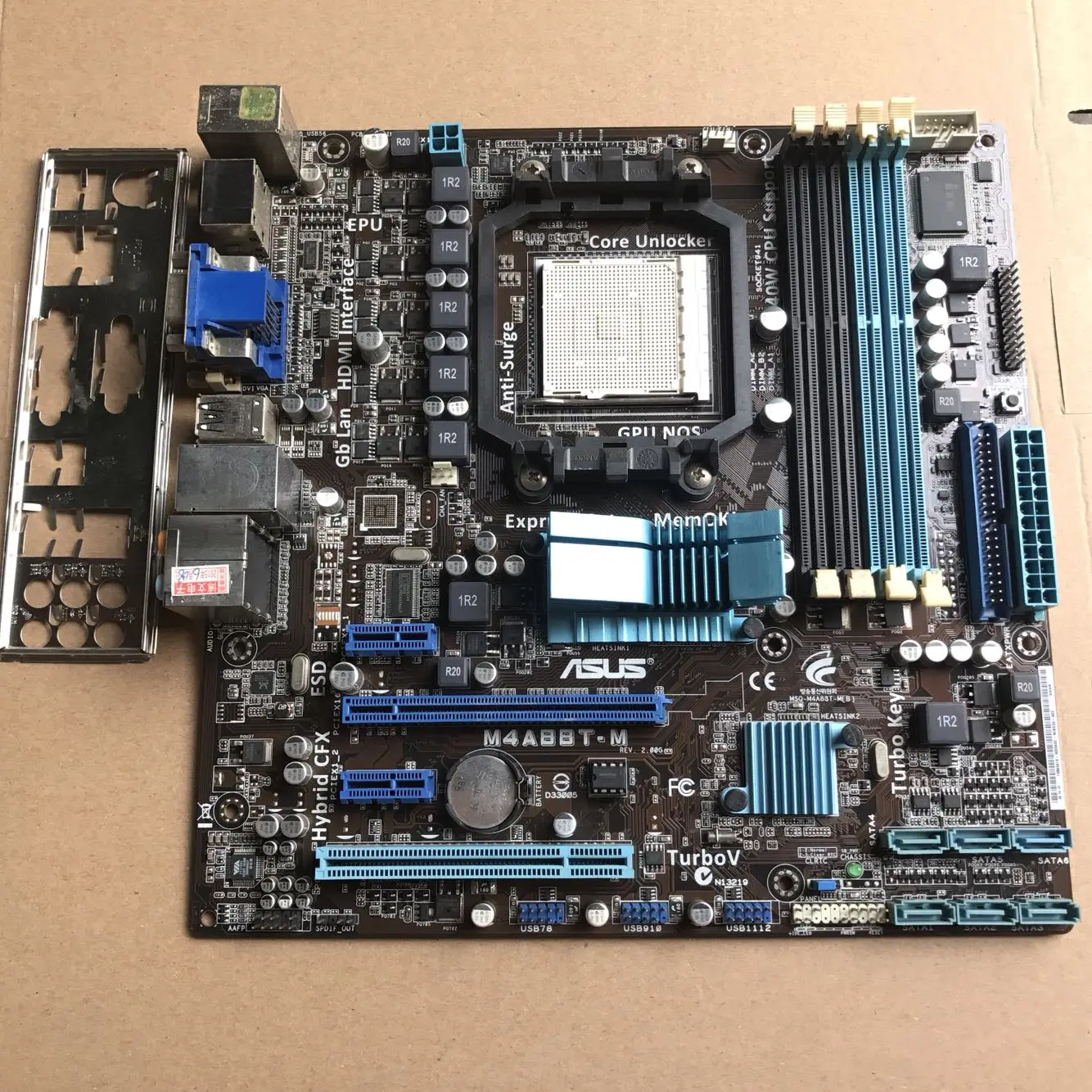 Б/у для Asus M4A88T M оригинальная настольная материнская плата 880G Socket AM3 DDR3 SATA II|am3