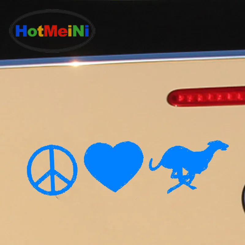 HotMeiNi Авто Стайлинг мир любовь Грейхаунд стикер для автомобиля Drift Window Truck модная
