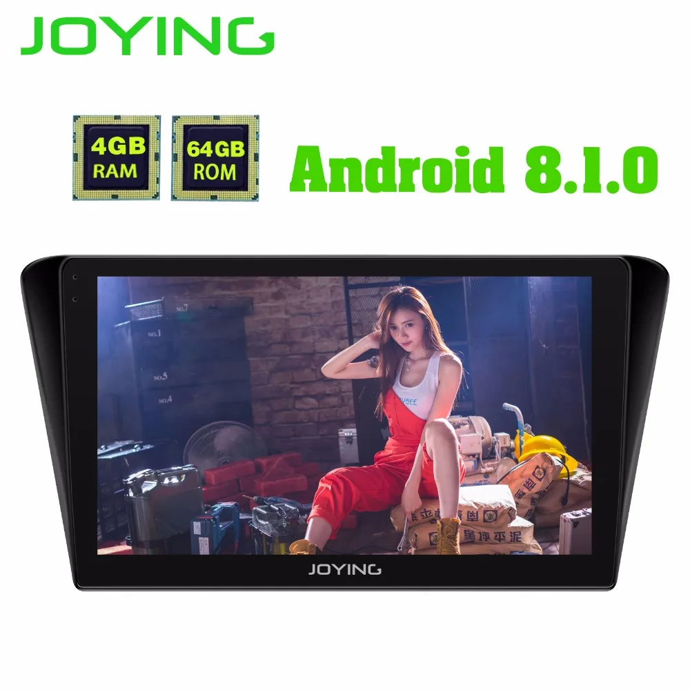 Flash Deal JOYING 10.1" IPS Screen Octa Core Android 8.0 GPS Navigation Car Stereo Multimedia Player Radio Head unit for Peugeot 408 2014+ 0