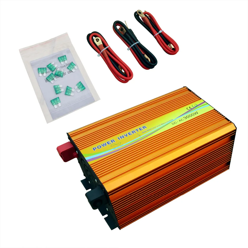 

ECO-SOURCES 3000W Inverter 24V to 220V Off Grid Inverter 3KW 220V Inverter for Solar Panel Solar System