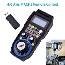 Wireless Mach3 MPG Pendant lathe Handwheel for CNC Mac.Mach 6 Axis HandWheel Machine Tool Accessories control Wireless Mach3 MPG Pendant lathe Handwheel for CNC Mac.Mach 6 Axis HandWheel Machine Tool Accessories control