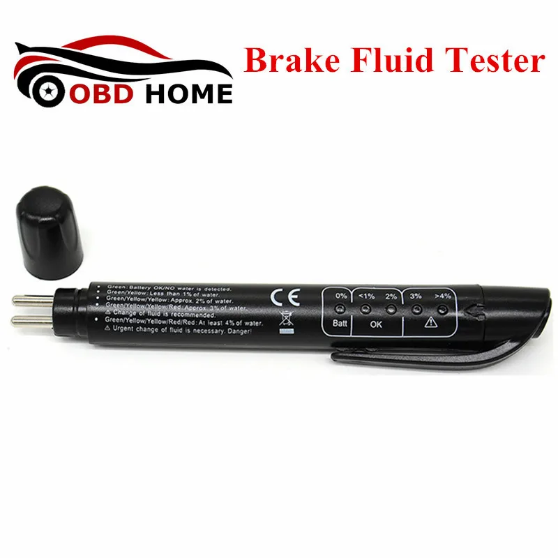 Brake Fluid Tester 5 LED Car Vehicle Automotive Testing Tool Without
