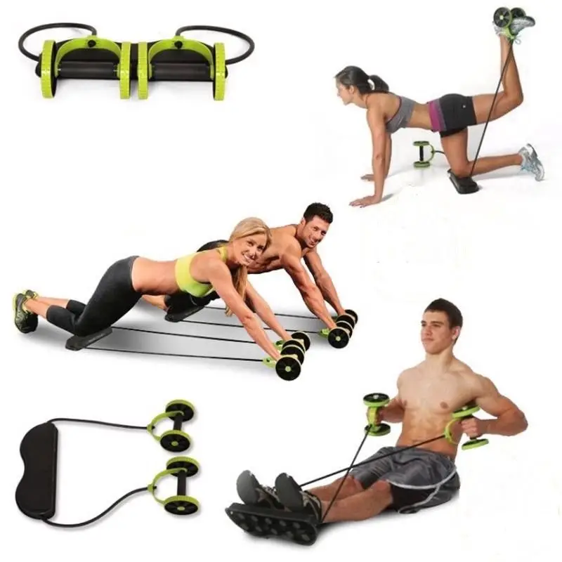 

Multifunction Abdominal Trainer Wheel Arm Waist Leg Exercise Fitness Sport Pull Rope Health Muscle Home Training Equipment