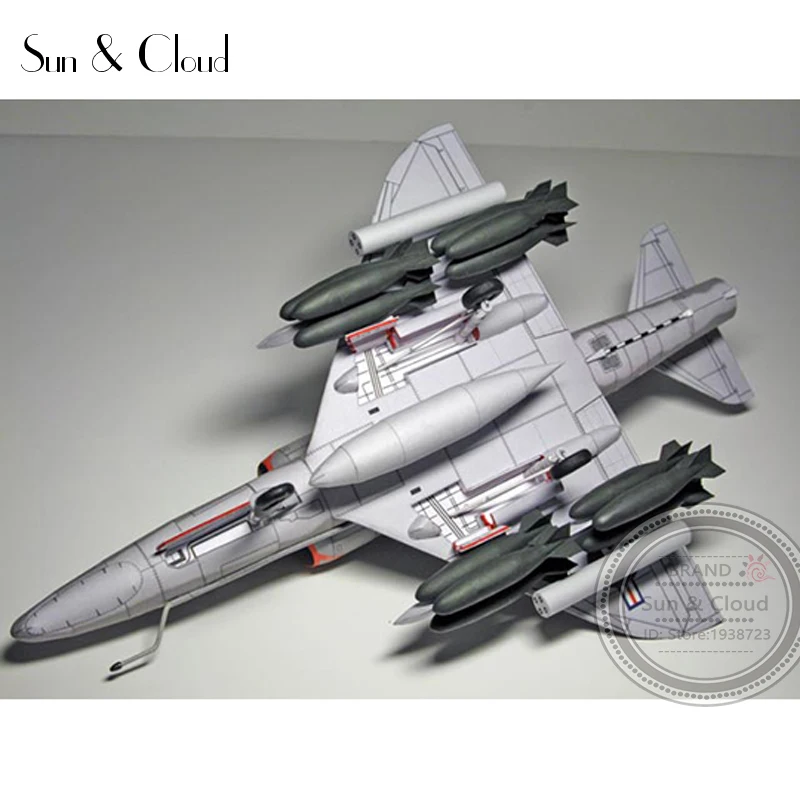 1:32 3D американская Дуглас A 4 Skyhawk самолёт бумажная модель ручная работа