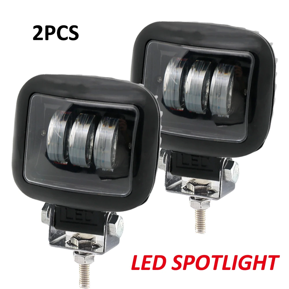 Led Bar Work Light Spot Beam Offroad Driving Lamps 3000LM Working Fog Lights for Jeep Niva 4x4 ATV SUV Motorcycles Truck | Автомобили и