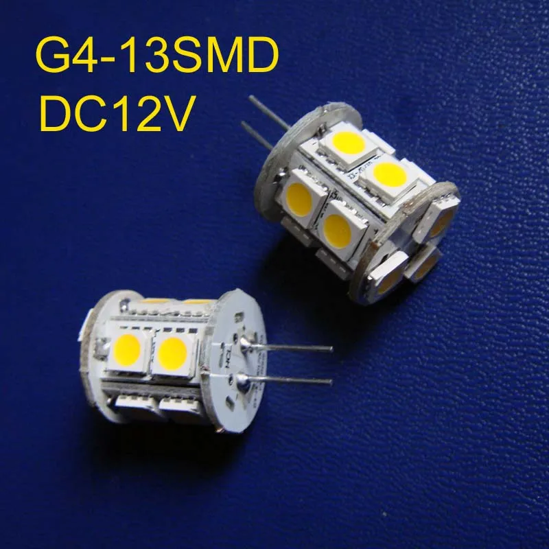 Высокое качество G4 13SMD 5050 G4 светодиодные лампы, 12VDC Светодиодные g4 лампы, G4 Светодиодные лампы( 50 шт./партия