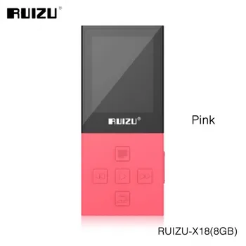 

Original RUIZU X18 8G Bluetooth Sport MP3 Player Lossless Recorder FM Radio Bluetooth 4.0 Music Player Support 64G TF Card