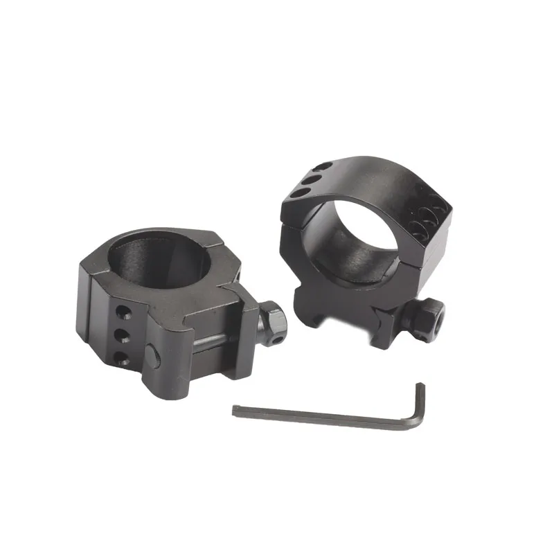 Tacticle Heavy Duty Low Profile 6 Bolts 30mm Scope Rings 20mm Picatinny Weaver Rail Rifle Scope Mount Hunting Caza Accessories
