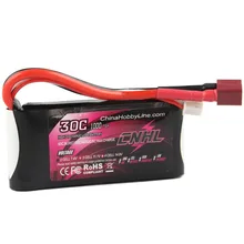 CNHL LI-PO 1000 mAh 7.4 V 30C (Max 60C) 2 S Lipo Batería para RC Hobby envío gratis