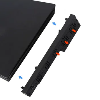 

Cooling Fan For PS4 Pro Game Console High Quality Turbo Temperature Cooling Fans USB External Fan With USB Charging Cable