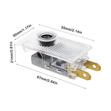 2 шт. светодиодный проектор логотипа для двери светильник Предупреждение Предоставлено Добро пожаловать лазерный проектор светильник для автомобилей Mercedes Benz E Class W210 W124