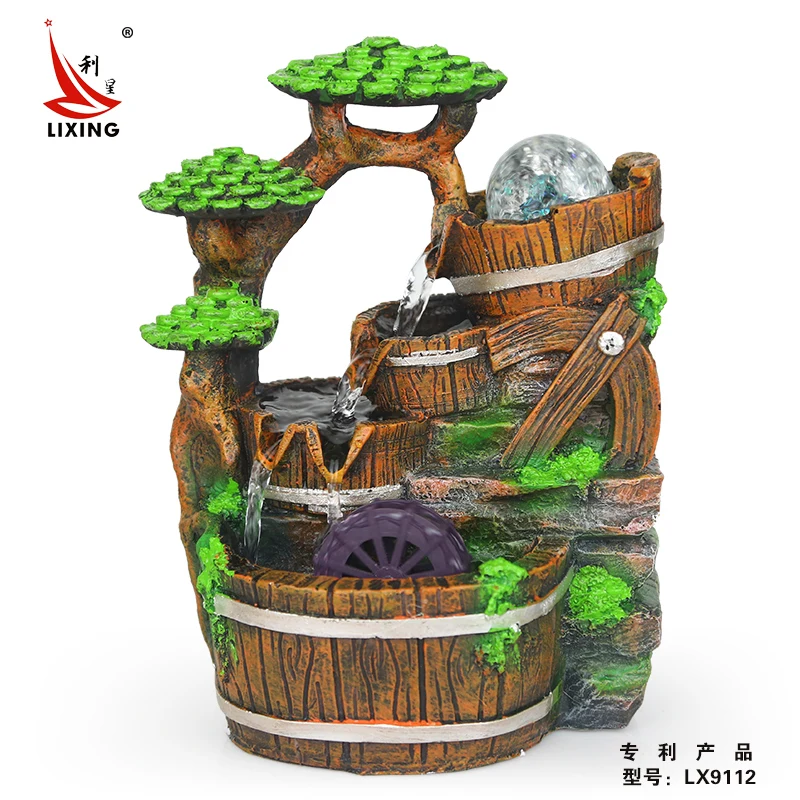 

Turn off the dribble waterscape indoor ornament humidifier water fountain bonsai Every dog has his day living room decoration Fe