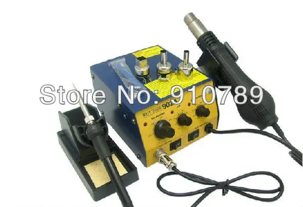 

DHL/FEDEX freehipping Intelligent Lead-free Mobile phone repair hot air gun + soldering iron station SMD Hot Air Rework Station