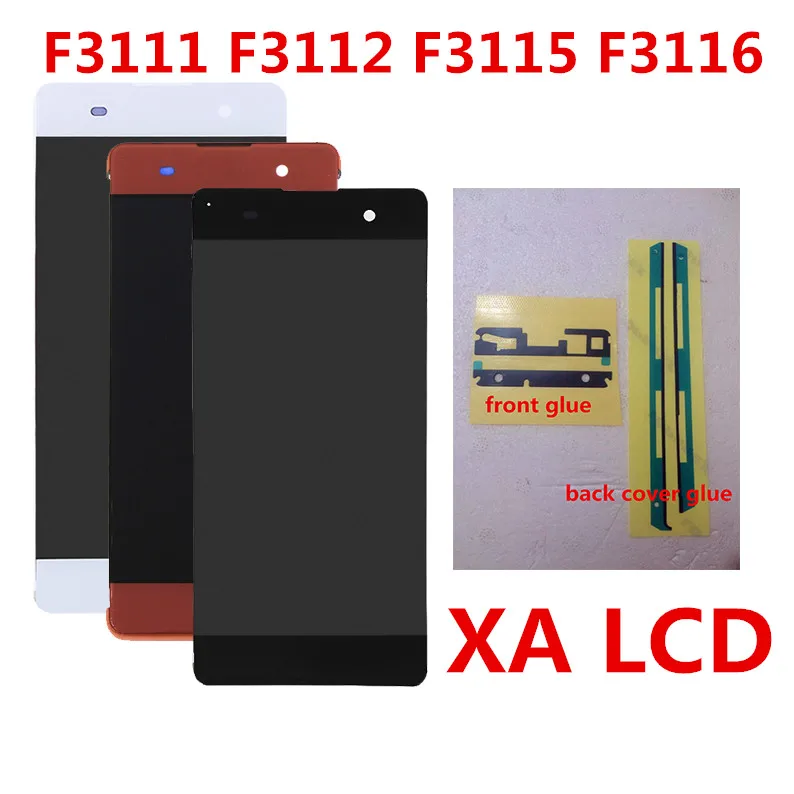 Tanie Dla SONY Xperia XA 5.0 cal wyświetlacz LCD F3111 F3112 F3115 F3116 ekran dotykowy Digitizer 1280*720 montaż ramki