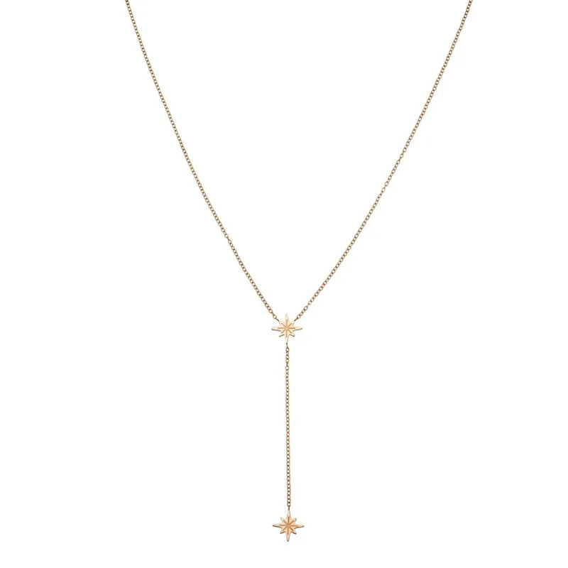STAR NECKLACE ROSE GOLD