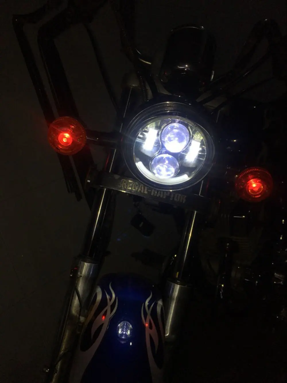 5 3/" светодиодные фары мотоцикла для светодиодных фар DRL angel eye led 5,75" для sportster 883