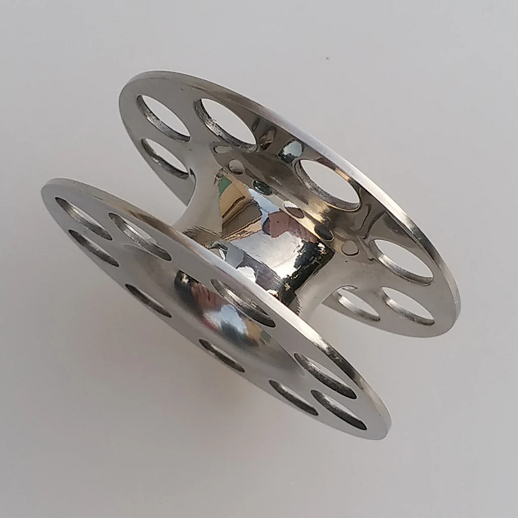  Stainless Steel Scuba Dive Finger Reel Diving Guide Line Spool Scuba Dive Finger Spool Dive Reel for Scuba Diving