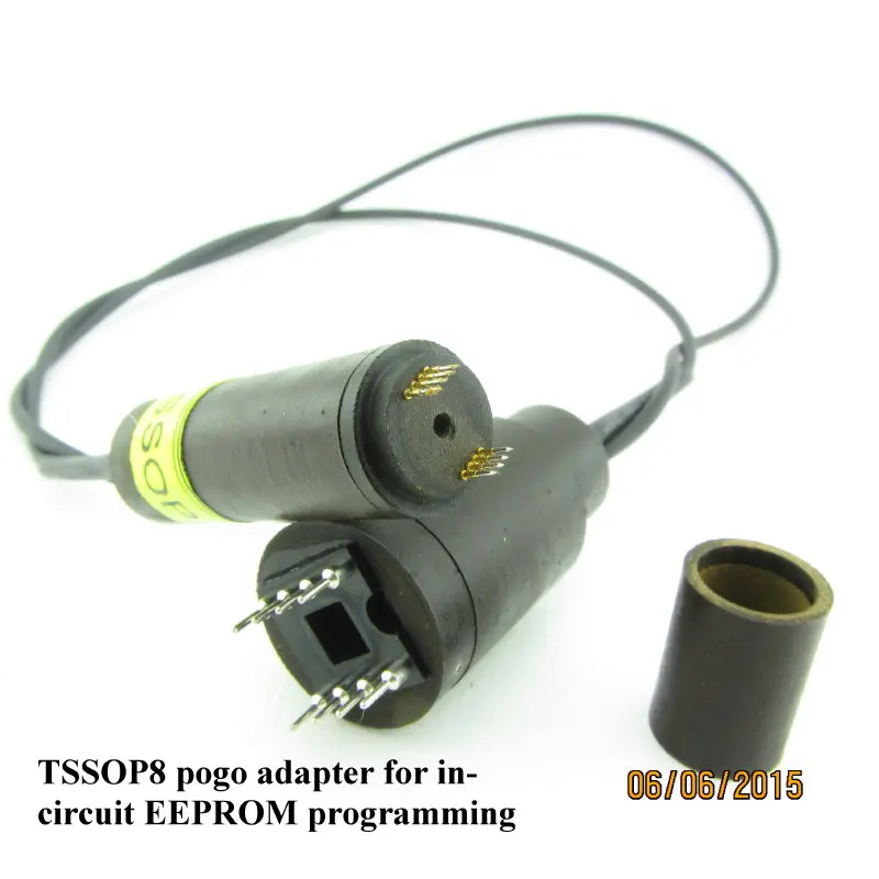 TSSOP8 pogo Адаптер для программирования in circuit EEPROM без светодиодный|adapter eeprom|adapter