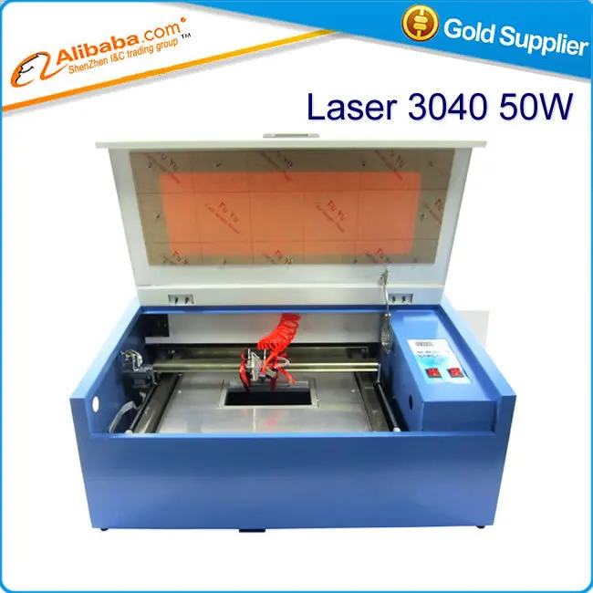 EU duty free Laser 3040 50W Co2 CNC Laser Engraving ...