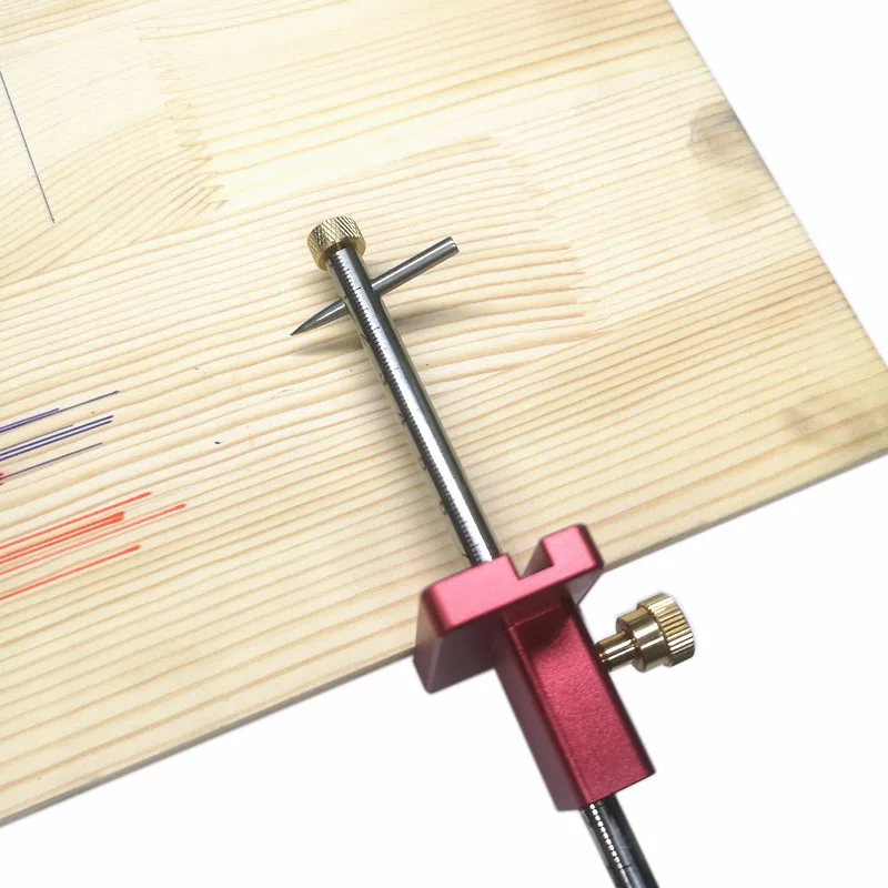 

Woodworking scribe Adjustable Wire Drawing Machine Woodworking Marking Tool Carpenter Scriber Marking Device