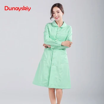 

Women's Autumn Winter Medical Uniforms Beauty Salon Medical Nurse Uniform Dental Clinic Long Sleeve Clothes Slim Nurse Uniform