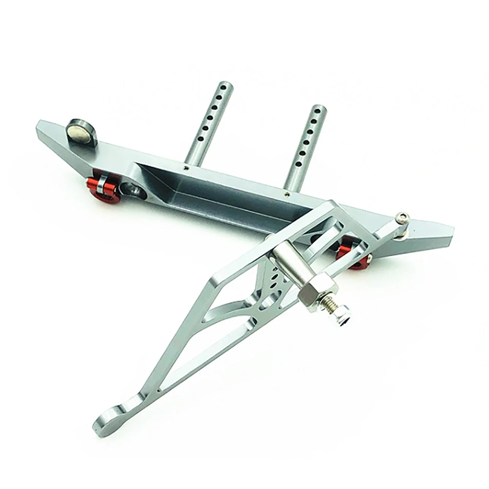 RC Car Rear Bumper w Tyre Frame Tire Carrier Kit for 1:10 Traxxas HSP Redcat RC4WD Tamiya Axial SCX10 D90 HPI RC Crawler Parts