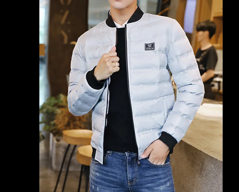 2017, Новая мода Мужская Толстовка Зимние пальто мужской с капюшоном сплошной цвет плюс размеры 3XL черный куртки подросток приталенная