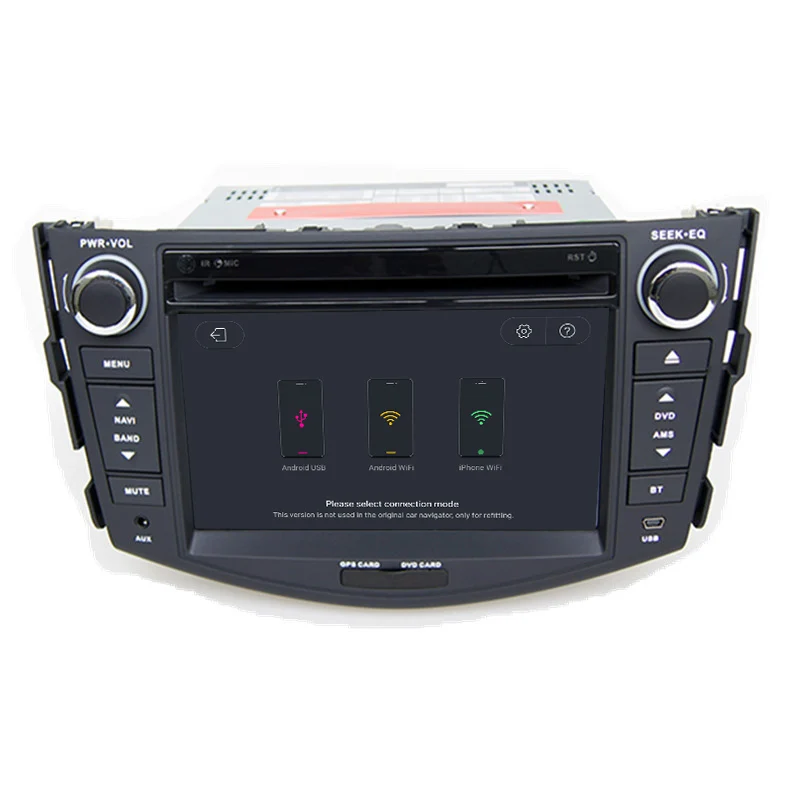 2 Din Android 8 1 стерео для Toyota RAV4 2010 2011 2012 Центральный Мультимедиа с AUX Bluetooth сзади